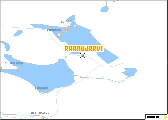 map of Raanujärvi
