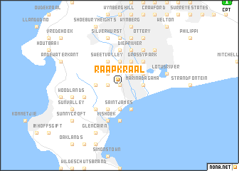 map of Raapkraal