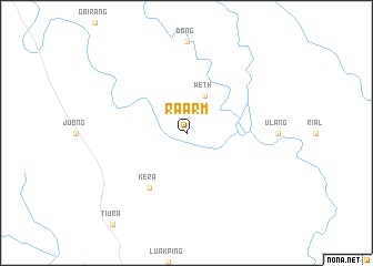 map of Raarm