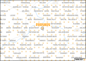 map of Raasbos