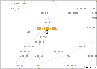 map of Raatikainen