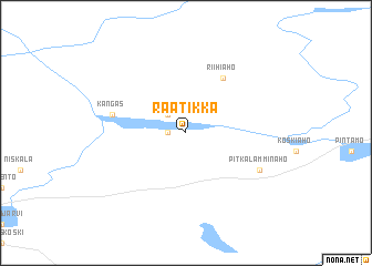 map of Raatikka