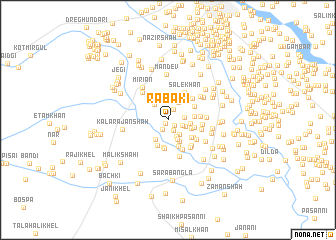 map of Rabāki