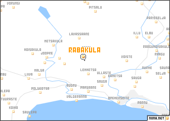 map of Rabaküla