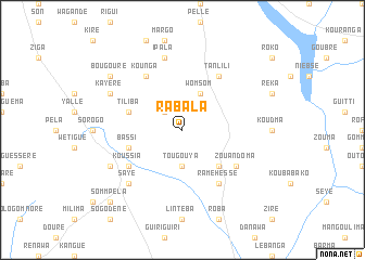 map of Rabala