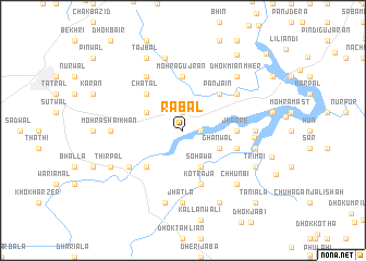 map of Rabāl