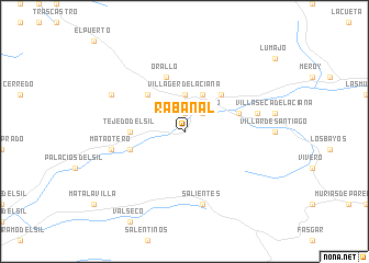 map of Rabanal
