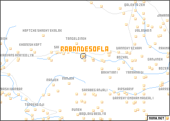 map of Rāband-e Soflá