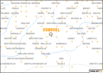 map of Rabanel