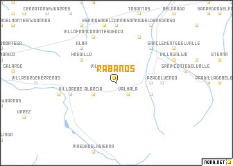 map of Rábanos