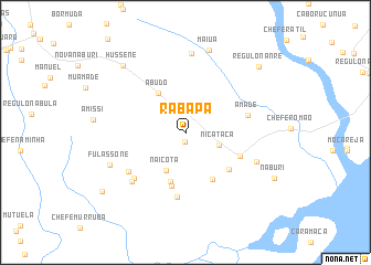 map of Rabapa