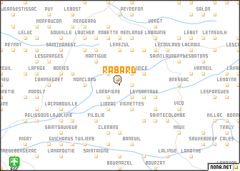 map of Rabard