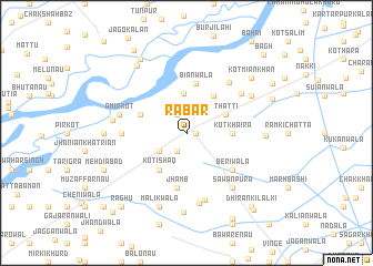 map of Rābar