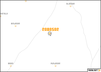 map of Rābāsar