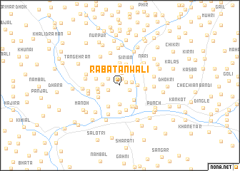 map of Rābatānwāli