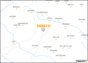 map of Rabatkī