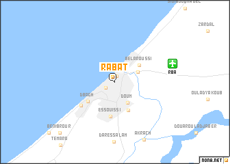 map of Rabat