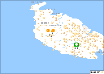 map of Rabat