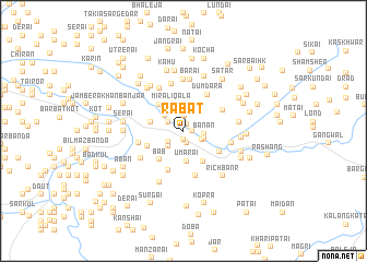 map of Rabāt