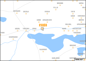 map of Raba