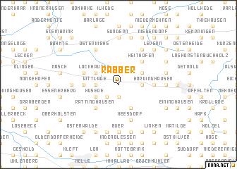 map of Rabber