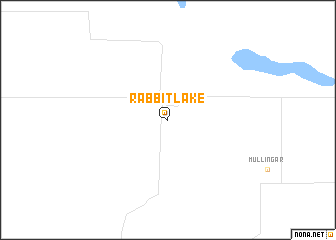 map of Rabbit Lake