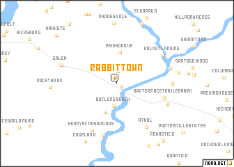 map of Rabbit Town