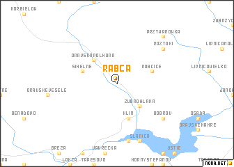 map of Rabča