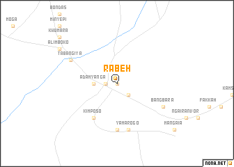 map of Rabeh