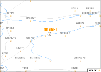 map of Rabeki