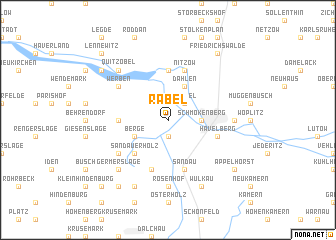 map of Räbel