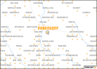 map of Rabendorf