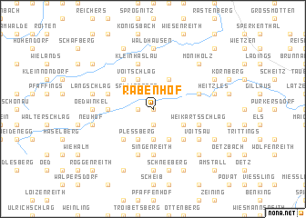 map of Rabenhof