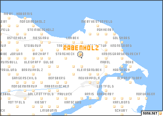 map of Rabenholz