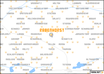 map of Rabenhorst