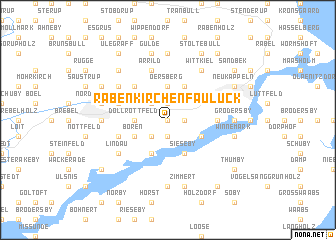 map of Rabenkirchen-Faulück