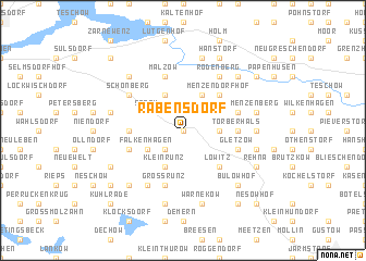 map of Rabensdorf