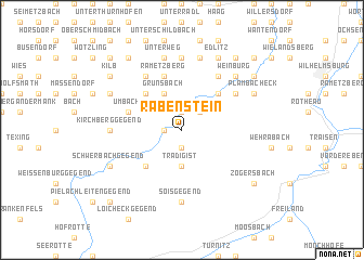 map of Rabenstein
