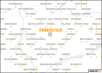 map of Rabenstein