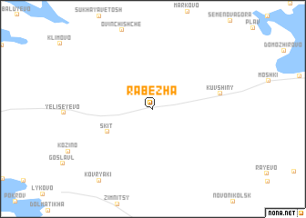 map of Rabezha