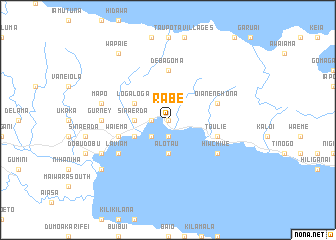 map of Rabe