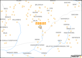 map of Rabī‘ān