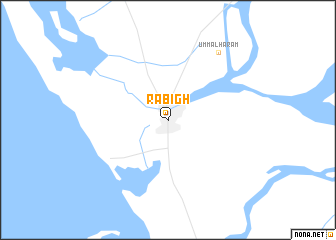map of Rābigh