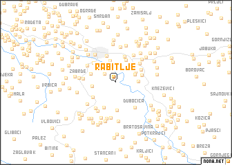 map of Rabitlje