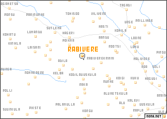 map of Rabivere