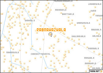 map of Rabnawāzwāla