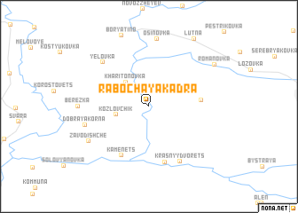 map of Rabochaya Kadra