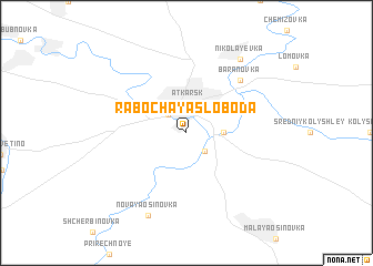 map of Rabochaya Sloboda