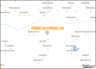 map of Rabochiy Posëlok