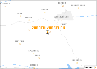 map of Rabochiy Posëlok